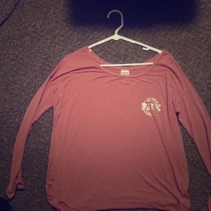 Pink brand long sleeve shirt